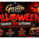 Bistrot Gaston Perpignan : affiche de la soirée Halloween du 31 octobre 2026 dès 19 h, avec cocktail offert aux personnes déguisées et animations.