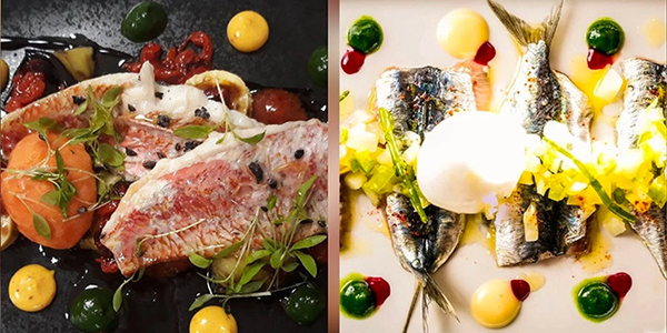 La Côte Vermeille à Port Vendres, restaurant de poissons : nouvelle carte de Printemps.