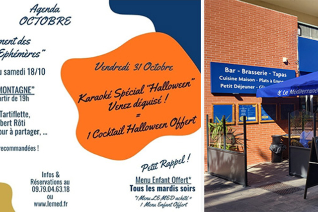 Le Méditerranée Perpignan annonce ses soirées d'Octobre