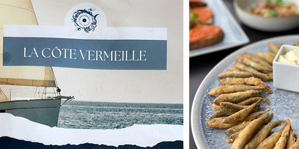 La Côte Vermeille Port Vendres • livraison de votre repas directement sur votre bateau 