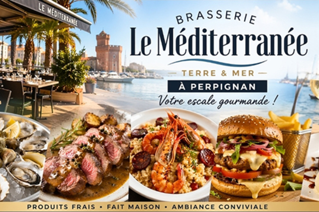 restaurant Le Méditerranée à Perpignan : nouvelle carte estivale