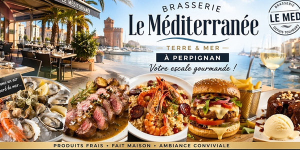 restaurant Le Méditerranée à Perpignan : nouvelle carte estivale