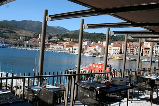 La Côte Vermeille Port Vendres • Restaurant avec vue mer