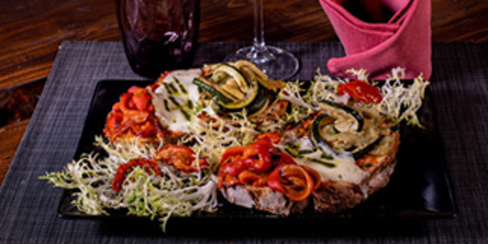 Spaghetteri’aldo Perpignan • Restaurant italien Perpignan • ici una bruschetta italienne